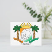 Côte d'Ivoire Postkarte (Stehend Vorderseite)
