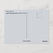 Côte d'Ivoire Postkarte (Rückseite)