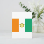 Côte d'Ivoire Postkarte (Stehend Vorderseite)