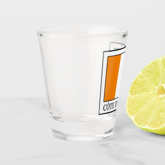 Côte d'Ivoire Schnapsglas (Links)