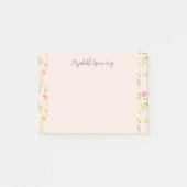 Cotgcore Rose Garten Niedlich HandGezeichnet Vinta Post-it Klebezettel (Vorderseite)