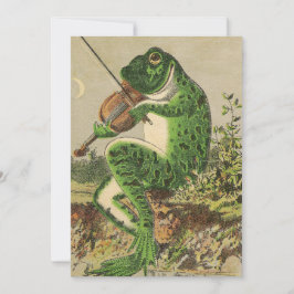 Cotgcore Vintag Valentineis Frosch Feiertagskarte