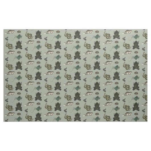 Cotgecore Toad Fabric Stoff (Fat Quarter (45,7 x 55,9 cm))