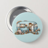 Cotgecore Vintag Floral Camper Boho Accents Button (Vorne & Hinten)
