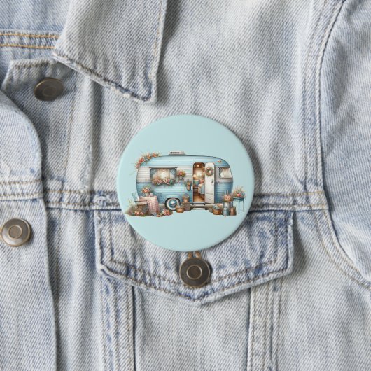 Cotgecore Vintag Floral Camper Boho Accents Button (Beispiel)