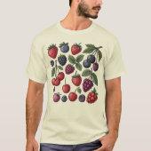 Cotgingcore Berry & T-Shirt - Erdbeere Himbeere Pr (Vorderseite)