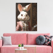 Cotillion Bunny Leinwanddruck (Insitu (Wohnzimmer))
