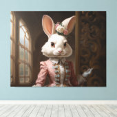 Cotillion Bunny Leinwanddruck (Insitu (Holzboden))