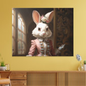 Cotillion Bunny Leinwanddruck (Insitu (Wohnzimmer))