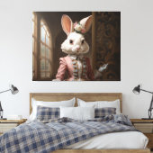 Cotillion Bunny Leinwanddruck (Insitu (Schlafzimmer))