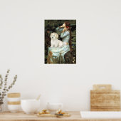Coton de Tulear 7 - Ophelia Sitzplatz Poster (Küche)