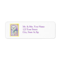 Coton de Tulear Address Label
