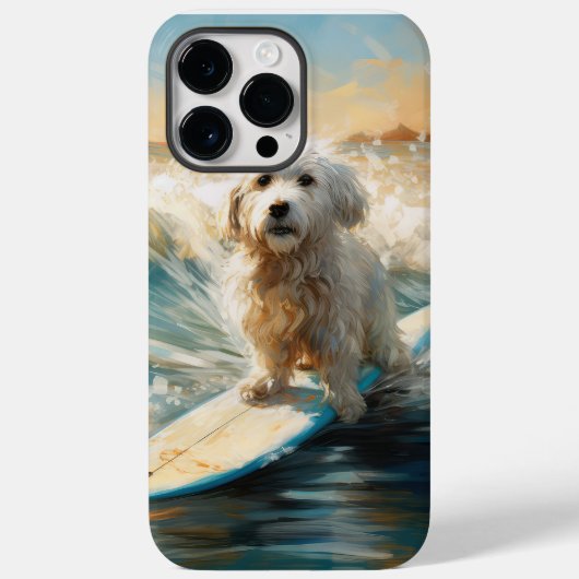 Coton De Tulear Beach Surfmalerei Case-Mate iPhone Hülle (Rückseite)