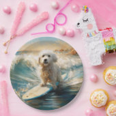 Coton De Tulear Beach Surfmalerei Pappteller (Party)