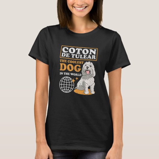 Coton De Tulear Cooler Hundebesitzer Coton De Tul T-Shirt (Vorderseite)