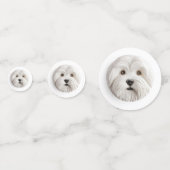 Coton De Tulear Dog 3D Inspiriert Konfetti (Rückseiten)