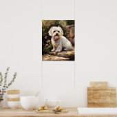 Coton De Tulear Dog Art Print Poster (Küche)
