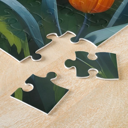 Coton De Tulear Dog Frühlingsblumen Malerei Puzzle (Seite)