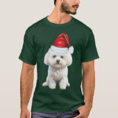 Coton de Tulear Dog Lover Funny Christmas T-Shirt (Vorderseite)
