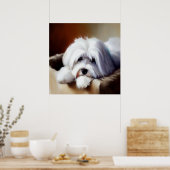 Coton de Tulear Dog Poster (Küche)