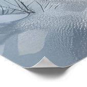 Coton De Tulear Dog Riding Motorrad Weihnachten Poster (Ecke)