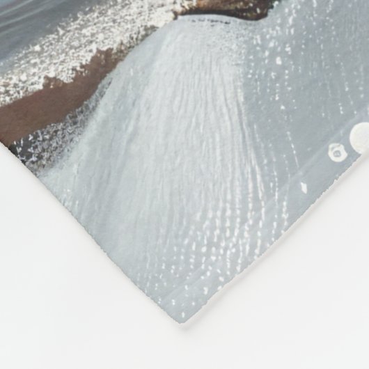 Coton De Tulear Dog Weihnachtsfest Fleecedecke (Ecke)