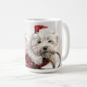 Coton De Tulear Dog Weihnachtsfest Kaffeetasse (VorderseiteRechts)