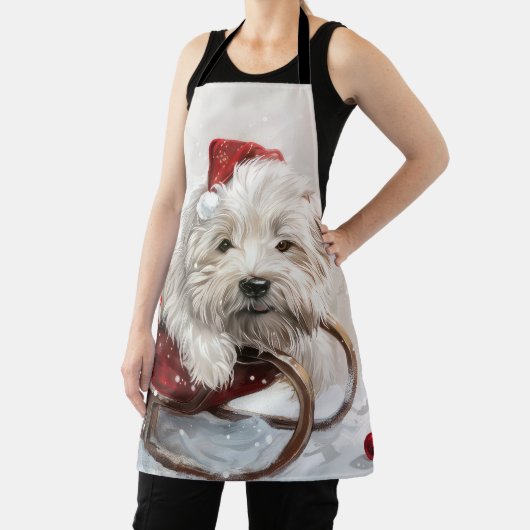 Coton De Tulear Dog Weihnachtsfest Schürze (InSitu)