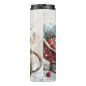 Coton De Tulear Dog Weihnachtsfest Thermosbecher (Rückseite)