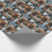 Coton De Tulear Dogs Christmas Snow Holiday Geschenkpapier (Ecke)