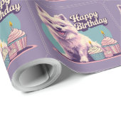 Coton De Tulear farbenfroh Geschenkpapier (Rolleneckpunkt)