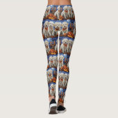 Coton De Tulear Halloween Spooky Leggings (Rückseite)