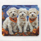 Coton De Tulear Halloween Spooky Mousepad (Vorne)