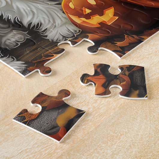 Coton De Tulear Halloween Spooky Puzzle (Seite)