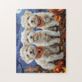 Coton De Tulear Halloween Spooky Puzzle (Vertikal)
