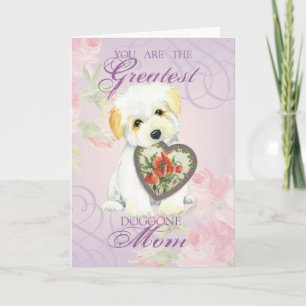 Coton de Tulear Herz Mama Karte