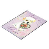 Coton de Tulear Herz Mama Notizblock (Linke Seite)