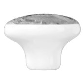 Coton de Tulear Hund Keramikknauf (Seitenansicht)