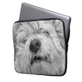 Coton de Tulear Hund Laptopschutzhülle (Vorderseite Links)