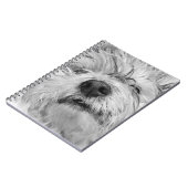 Coton de Tulear Hund Notizblock (Linke Seite)