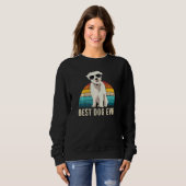 Coton De Tulear-Hunderasse Sweatshirt (Vorne ganz)