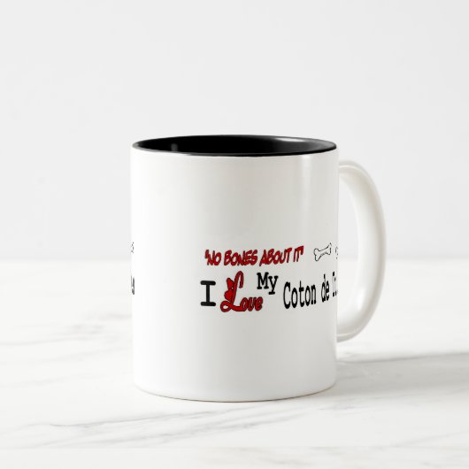 Coton De Tulear (I Liebe) Tasse (VorderseiteRechts)