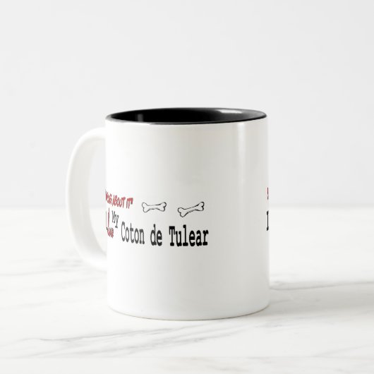 Coton De Tulear (I Liebe) Tasse (Vorderseite Links)