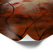 Coton De Tulear im Herbst Leaves Fall Inspiriert Poster (Ecke)