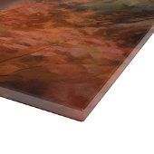 Coton De Tulear im Herbst Leaves Fall Inspiriert Schneidebrett (Ecke)