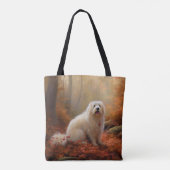 Coton De Tulear im Herbst Leaves Fall Inspiriert Tasche (Rückseite)