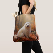 Coton De Tulear im Herbst Leaves Fall Inspiriert Tasche (Von Nahem)
