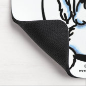 Coton de Tulear ist alles über mich Mousepad (Ecke)