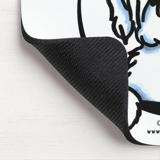 Coton de Tulear ist alles über mich Mousepad (Ecke)