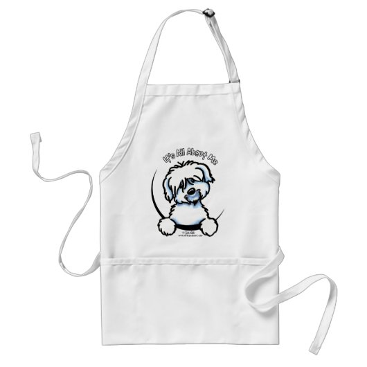 Coton de Tulear ist alles über mich Schürze (Vorne)